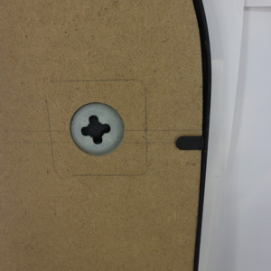 Hot Phong Cách Chất Lượng Cao 42x80Cm Hoặc Kích Thước Tùy Chỉnh Kim Loại Đóng Khung Treo Tường Gương Trang Trí Tường Gương Nhựa Hình Bầu Dục Gương - Product Image 5