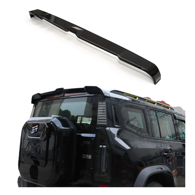 Jetour T2 Traveller ABS Single Deck Rear Spoiler Black Easy Installation Car Exterior Accessory