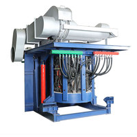 Fourneau de fusion électrique à induction industriel Topyro pour la fusion de métaux ferreux, d'acier, de cuivre et d'aluminium