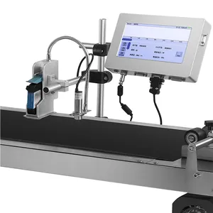 Impresora de inyección de tinta con números de fecha de producto, en línea, con cable, bolsa de plástico, caja de botellas, código de lote de papel, novedad
