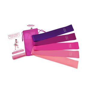 In lattice naturale <span class=keywords><strong>di</strong></span> gomma eco-friendly tubo <span class=keywords><strong>di</strong></span> resistenza con gradiente rosso per l'allenamento Fitness Yoga Squat e <span class=keywords><strong>esercizi</strong></span> <span class=keywords><strong>di</strong></span> sollevamento dell'anca - Product Image 1