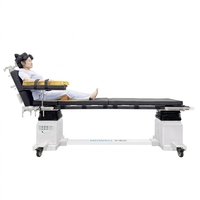 Système de table chirurgicale modulaire en fibre de carbone style Jackson, double colonne, radiolucent à 360° pour l'imagerie des traumatismes de la colonne vertébrale