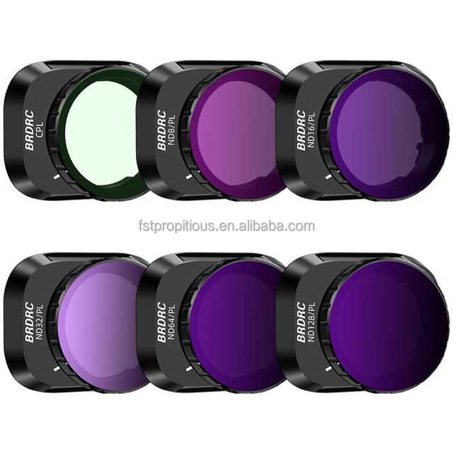 BRDRC Aluminum Fame Filter: CPL, ND8, ND16, ND32, ND64, UV for DJI Mini 4 Pro Drone Camera Lens Filter Accessories
