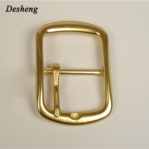 Fabricants en gros allergie à aiguille en laiton boucle 40mm en laiton porter boucle de ceinture en cuivre pur solide BRICOLAGE boucle de ceinture tête - Product Image 3
