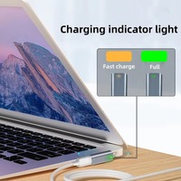Adaptateur magnétique USB Type-C PD pour Magsafe 1 2 MacBook Air Pro Indicateur LED 100W Adaptateur de prise magnétique à charge rapide