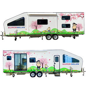 Remolque Multifuncional Sin Motor para Viajes de Vacaciones en Sitios Turísticos, Remolque Móvil de Tracción para Exteriores - Product Image 5