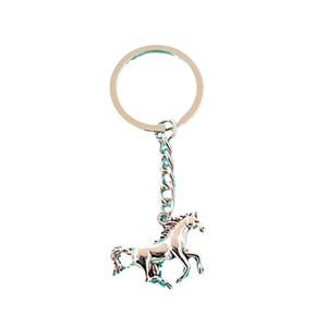 Porte-clés pendentif en alliage de cheval au galop rétro Moquan, souvenir de jour d'amour pour votre père - Product Image 5