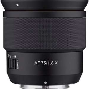 Objectif téléobjectif compact autofocus Samyang AF 75 mm F1.8 pour Fujifilm X APS-C sans miroir, étanche, silencieux, en alliage d'aluminium - Product Image 1