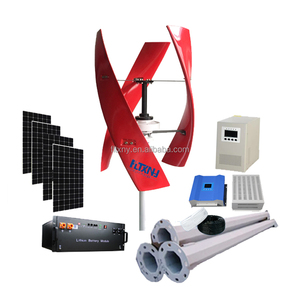 Kit de Generador Eólico de Eje Vertical, Controlador de Viento, Generadores Eólicos Pequeños de 5kw, 3kw, 1kw, Instalación en Azotea - Product Image 6