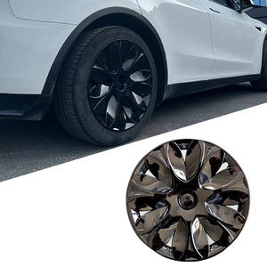 Venta al por mayor nuevo modelo Y 19 pulgadas cubierta de rueda de coche ABS cubiertas de llanta tapacubos de rueda <span class=keywords><strong>para</strong></span> Tesla - Product Image 6