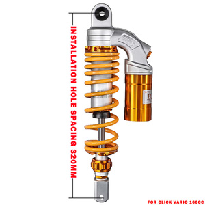 Ku1 Chất Lượng Cao Có Thể Điều Chỉnh 320/345Mm Phía Sau Giảm Xóc Và Ngã Ba Phổ Xe Máy Giảm Xóc Hệ Thống - Product Image 3