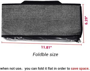 Foldable Under Bed <b>Shoe</b> Storage Organizer Fit 12 to 24 Pairs Underbed <b>Shoes</b> Storage <b>Box</b> With <b>Clear</b> Window - Product Image 4