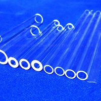 Le tube en verre de diode électroluminescente de Borosilicate de tube de quartz circulaire transparent est utilisé pour les tubes à essai de laboratoire ultraviolet