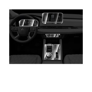 <span class=keywords><strong>Film</strong></span> autocollant transparent pour écran de tableau de bord de voiture, GPS, panneau de vitesses, anti-rayures pour Mitsubishi Outlander 2021 2022 2023, intérieur automobile - Product Image 1