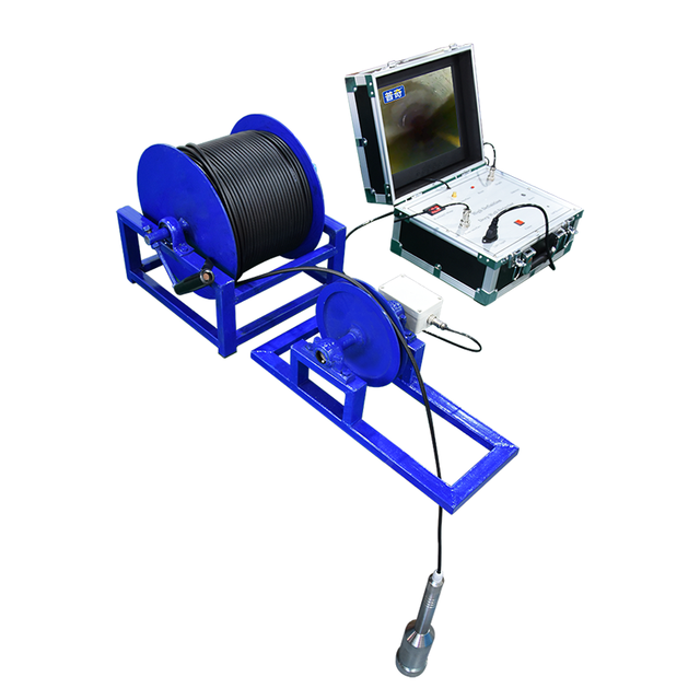 100m Water Well Camera 170 Degree Sensor Wide Angle Bore Well Monitoring System Cctv Borehole Inspection Camera