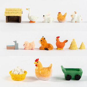 Figurine de canard miniature en résine pour la décoration de jardin, utilisation intérieure et extérieure - Product Image 2