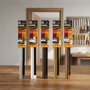 Joint d'isolation rigide en PVC marron pour sous-porte 1m (Miarco 10748) - Product Image 3
