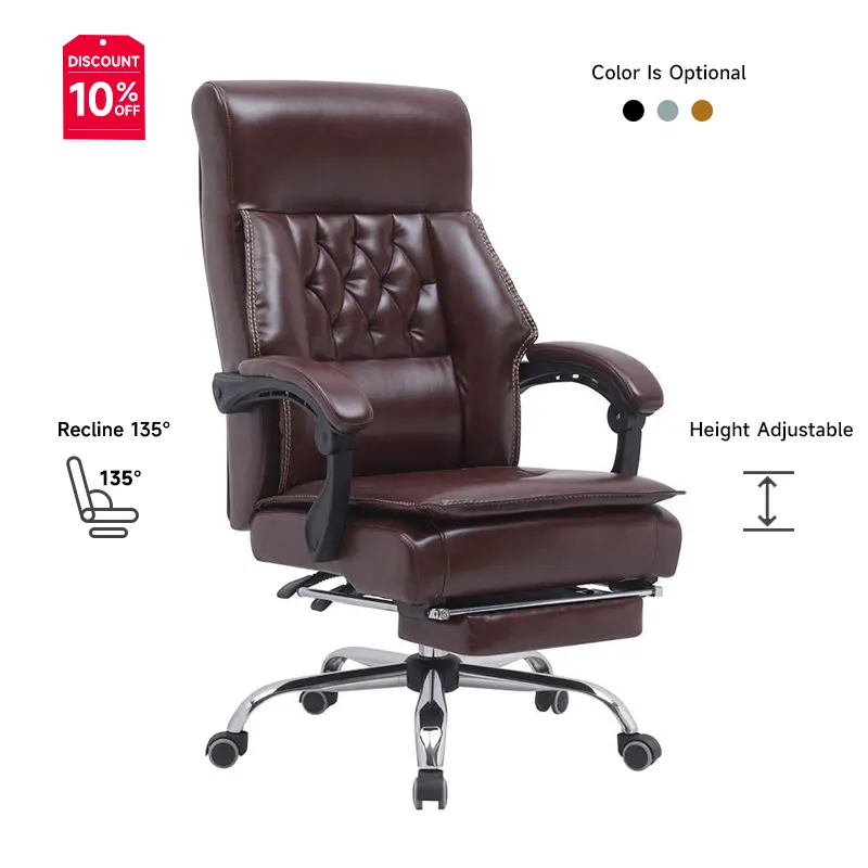 Boss Chair Chaise de bureau de direction Ergonomique intelligente avec repose-pieds Chaises de bureau