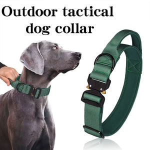 Tactische Halsband Met Handvat Duurzaam Tactisch Nylon Hondenhalsband Verstelbare Trainingskraag Voor Grote Honden - Product Image 4