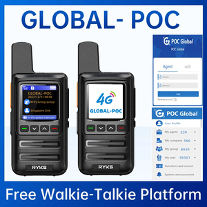 4G полнополосная двухсторонняя мини-радиостанция, Sim-карта, глобальная связь, уличная ветчина, рация дальнего действия, 5000 км, пара (без платы), Plartfr - Product Image 4