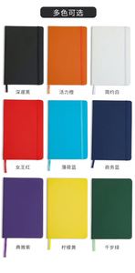 Personalized Soft Touch Leather Cover Custom Logo Holographic Printing Brand <b>Notebook</b> <b>A5</b> Thread Sewing Custom Color - Product Image 4