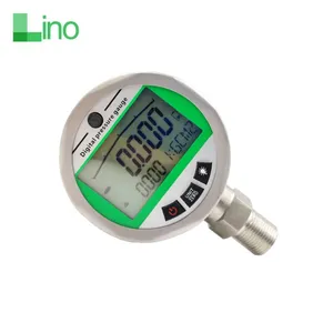 China high precision digital pressure gauge oil water pressure gauge digital with SS shell