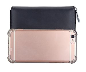Genuine Leather Women Men <strong>RFID</strong> Wallet High Capacity for Unisex ID Credit Card Holder Organ Zipper <strong>Purse</strong> - Product Image 3