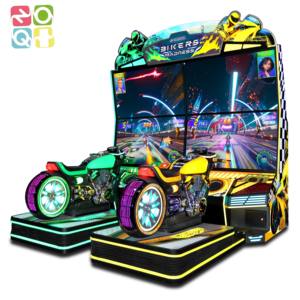 Motards Madness <span class=keywords><strong>2</strong></span> joueurs Adulte Moteur électronique Machine d'arcade Voiture de course 3D Machine de jeu d'arcade Simulateur de course - Product Image 4