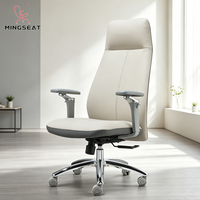 Chaise de bureau ergonomique moderne pivotante en cuir High Back Boss Pro avec soutien lombaire adaptatif, inclinaison 90-126°, capacité 300 lb