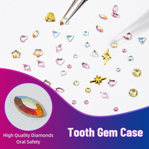 Kit Professionnel de <span class=keywords><strong>Strass</strong></span> <span class=keywords><strong>Dentaires</strong></span> Accessoires Diamant DIY Prothèses <span class=keywords><strong>Dentaires</strong></span> Faux Ongles Pierres Plates Couleurs Assorties Outils - Product Image 4