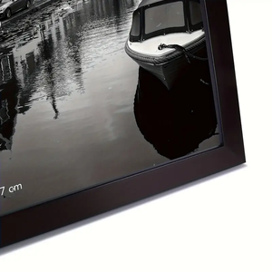 Bán Buôn Giá Rẻ Đen Vuông Bằng Gỗ Hình Ảnh Áp phích Khung Kích Cỡ Khác Nhau (A1-A16) Nhà Decor-24x36 24x24 20x20 Khung Gỗ - Product Image 4