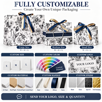 Sacs en papier avec nœud, sacs cadeaux pour parfums avec fenêtre transparente et poignées, 350 g/m², boîte cosmétique, sac de Noël, sac de transport
