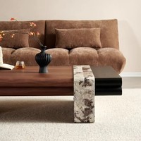 Einzelner Zeitgenössischer Couchtisch mit Verschiedenen Formen Moderne Wohnzimmermöbel für Zuhause oder Büro