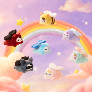 Nuevo 2026 Auténtico POP MART PUCKY Flying Babies Colgante de Peluche Caja Sorpresa Llavero Conectable de Doble Anillo Adorno para Bolso Regalo - Product Image 6