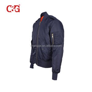 Giacca da Volo MA-1 in Blu Navy - Product Image 3