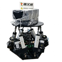 Simulador Eléctrico de Alto Rendimiento de 6 Ejes, Velocidad y Ángulo Ajustables, Carga Útil de 50 kg, Plataforma de Movimiento Pequeña de 6 Grados de Libertad