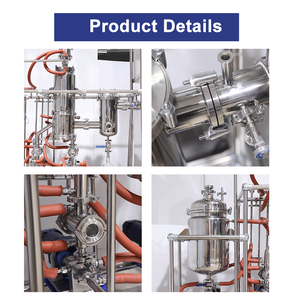 Máquina de Destilación Molecular de Película Limpiada de Acero Inoxidable <span class=keywords><strong>para</strong></span> Destilación de <span class=keywords><strong>Aceite</strong></span> Vegetal, Entrega en EE. UU. - Product Image 2