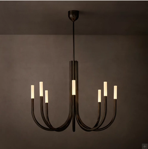 Lámpara <span class=keywords><strong>de</strong></span> Araña Minimalista con Gancho Curvo y Diseño <span class=keywords><strong>de</strong></span> Anzuelo <span class=keywords><strong>de</strong></span> Pescado, para Comedor o Sala <span class=keywords><strong>de</strong></span> Estar, Modelo <span class=keywords><strong>Rousseau</strong></span> Redonda 38 - Product Image 2