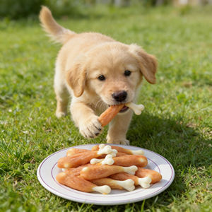 Golosinas Portátiles para Perros al por Mayor, Golosinas de Carne para Perros, Ricas en Nutrientes, con Alto Contenido de Proteínas, Hueso de <span class=keywords><strong>Pollo</strong></span> con Calcio, Bocadillos para Perros - Product Image 1