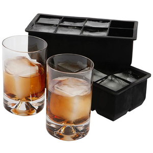 Usse tùy chỉnh tái sử dụng và BPA miễn phí 8 khoang Silicone vuông Jumbo lớn <span class=keywords><strong>Ice</strong></span> <span class=keywords><strong>Cube</strong></span> khay - Product Image 6