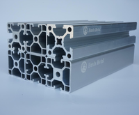 Profilés en aluminium anodisé argent et noir certifiés CE pour équipement d'automatisation, fabrication sur mesure, kits d'accessoires complets