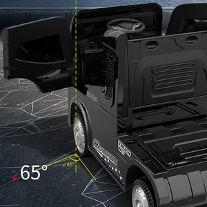 <span class=keywords><strong>Camion</strong></span> jouet électrique pour enfants 4x4 <span class=keywords><strong>avec</strong></span> <span class=keywords><strong>remorque</strong></span> à conteneur en plastique, pour les enfants de 2 à 4 ans - Product Image 3