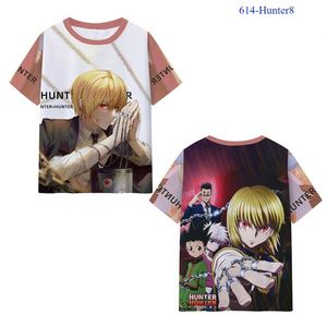 18 Designs HUNTER GON FREECSS Killua Zoldyck T-shirt en soie de lait pour femmes, chemises d'anime pour hommes et enfants - Product Image 4