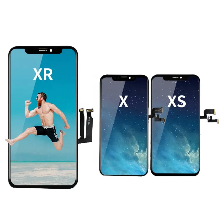 טלפון סלולרי נייד LCD עבור iphX XS MAX XR מסך טוב באיכות AMOLED OEM 3D מגע עבור טלפון X XS MAX XR LCD תצוגת הרכבה