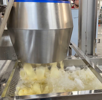 Machine à découper les légumes professionnelle en acier inoxydable, trancheuse et déchiqueteuse, capacité 500-2000 kg/h, 380V, pour restaurant centralisé