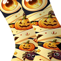 Chaussettes fantaisie pour Halloween, mi-mollet, imprimées en 3D, tricotées, décontractées, pour fêtes