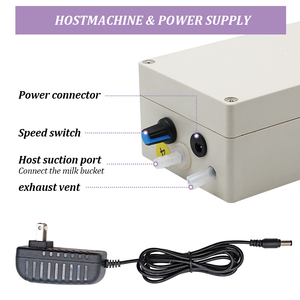 10L电动挤奶机不锈钢挤奶机农场牛羊真空吸水泵自动牛挤奶机待售 - Product Image 4