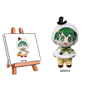 OEM personalizzato <span class=keywords><strong>personaggio</strong></span> Anime peluche Super morbido cotone PP con abiti rimovibili per feste di compleanno - Product Image 2