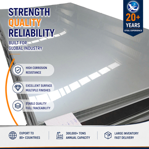 Factory Direct ISO Certified 310S Brushed Finish Brushed 10mm 2000mm ASTM A240 Stainless Steel Sheet - Product Image 1
