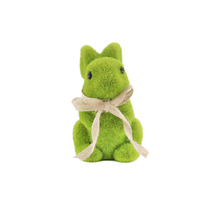 <span class=keywords><strong>Venta</strong></span> directa de fábrica Polyfoam Pascua verde flocado 12 cm pequeño conejo lindo conejito decoración para Decoración de mesa decoraciones de fiesta - Product Image 5